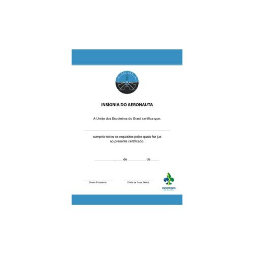 Certificado de Insígnia Aeronauta