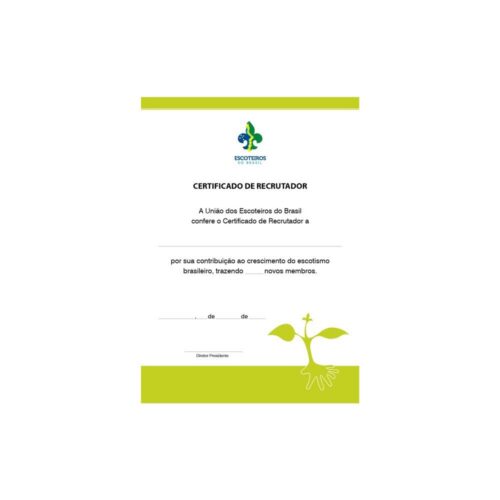 Certificado Recrutador