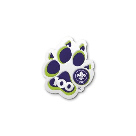 Distintivo Comemorativo – 100 Anos do Ramo Lobinho (Distintivo / Cartão Postal)